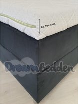 Topper Premium 200x200 ca. 10cm dik Hybride schuim Medium/Stevig