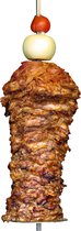 Spies voor gyros- / döner kebab grill met 4 branders & motor onderaan | GGM Gastro