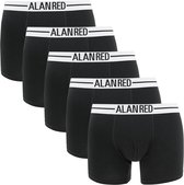 Alan Red lasting giftbox 5P boxers zwart - XXL