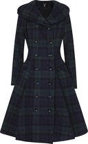 Heather Coat Check in Swing Vintage Jaren 50 Stijl