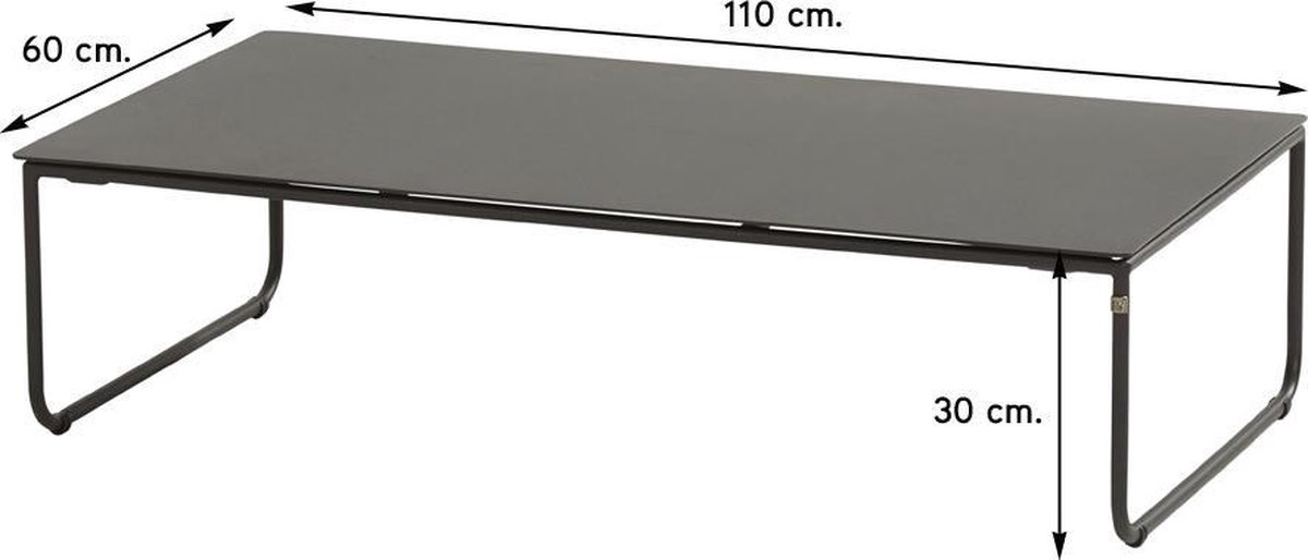 4 Seasons Outdoor Dali table basse 110 x 60 cm