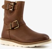 Groot gevoerde leren jongens boots - Bruin - Maat 34