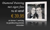 DP Benelux Diamond Painting met eigen foto - Formaat 75 x 70 cm - Uitvoering: OUDE STIJL - Hoogste Kwaliteit - 100% Nederlands product!