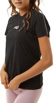 Fila Prino Taped Shirt Zwart Dames - Maat XS