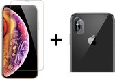 Beschermglas iPhone XS/X Screenprotector 1 stuk - iPhone XS/X Screenprotector Glas - iPhone XS/X Screen Protector Camera - 1 stuk