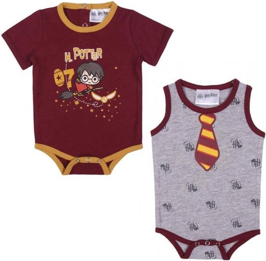Dinkarville Universeel verkorten HARRY POTTER - Box Set of 2 Baby Bodys Pyjamas - (12mo) | bol.com