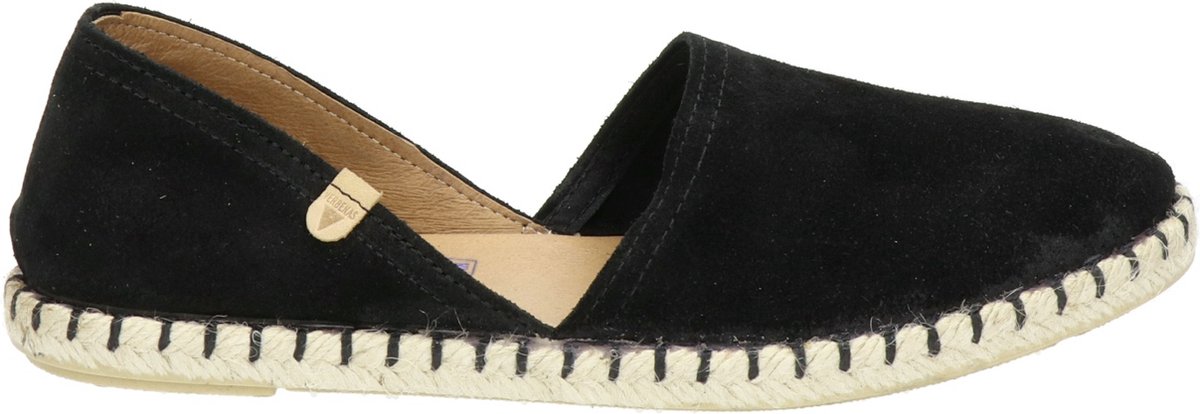 Verbenas Carmen dames espadrilles. - Zwart - Maat 38