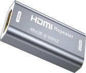 Hq-power Repeater Hdmi 4k 5 X 27 X 13 Mm Abs Zilver