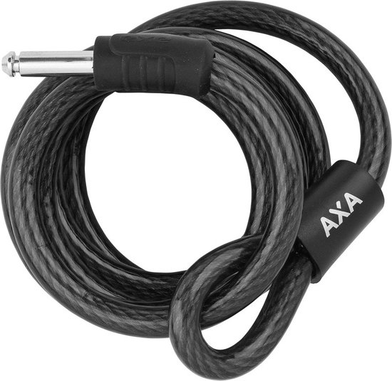 Insteekkabel Axa RLE 150/10 met houder - zwart (op kaart)