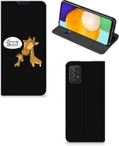 GSM Hoesje Geschikt voor Samsung Galaxy A03s Wallet Case Giraffe