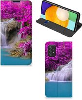 Telefoonhoesje Geschikt voor Samsung Galaxy A03s Wallet Bookcase Waterval