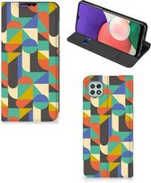 Bookcase Geschikt voor Samsung Galaxy A22 5G Smart Cover Funky Retro