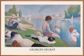 JUNIQE - Poster met kunststof lijst Seurat - Bathers at Asnières