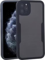 Acryl + TPU 360 graden volledige dekking schokbestendige beschermhoes voor iPhone 11 Pro Max (zwart)