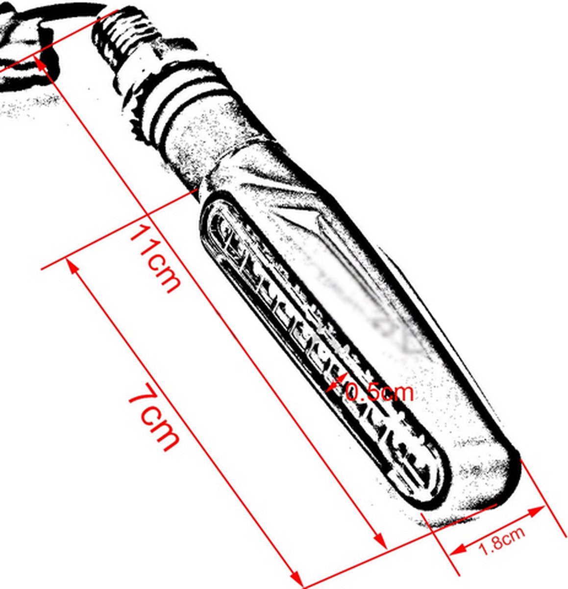 ② 2 stuks universele motor knipperlichten LED model 11 — Tuning