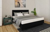 Boxspring Montreal - Inclusief koudschuimmatras - Zwart - 180x200 cm