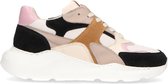 Sacha - Dames - Beige sneakers met gekleurde details - Maat 37