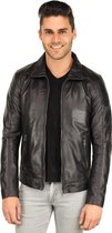 Versano Austin Veste en cuir pour hommes Veste pour hommes 3XL - Zwart