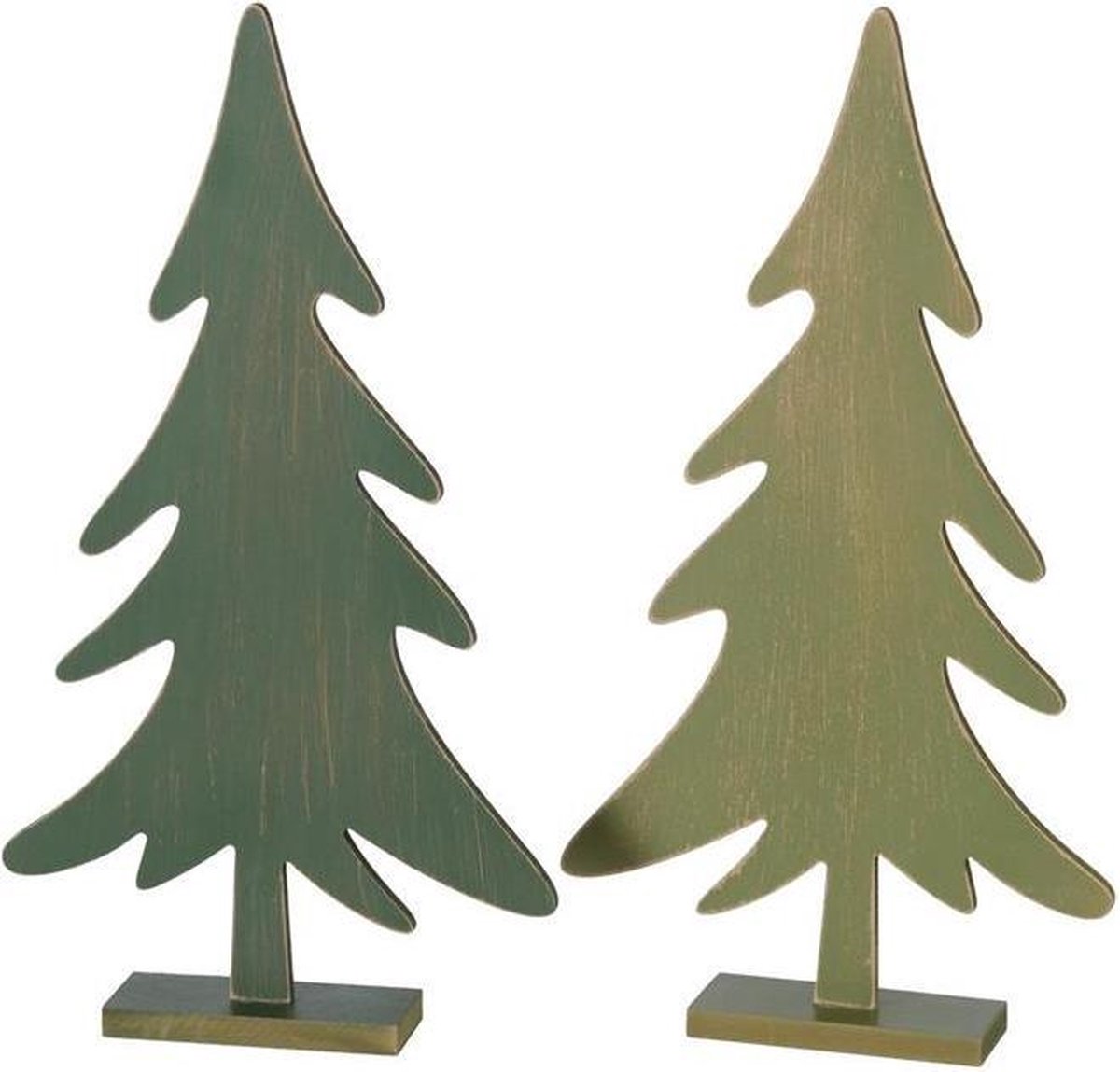 Boltze Home Kerstboom MDF H42cm groen (1 stuk) assorti