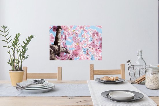 Stickers muraux - Film autocollant - Fleurs - Sakura - Arbre - 60x40 cm - Film adhésif - Stickers muraux muraux Chambre d'enfant - Papier peint autocollant - Papier peint autocollant - Film autocollant