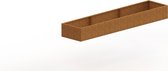 MySteel Cortenstaal plantenbak Texas xxl 3600x800   - Hoogte: 800mm
