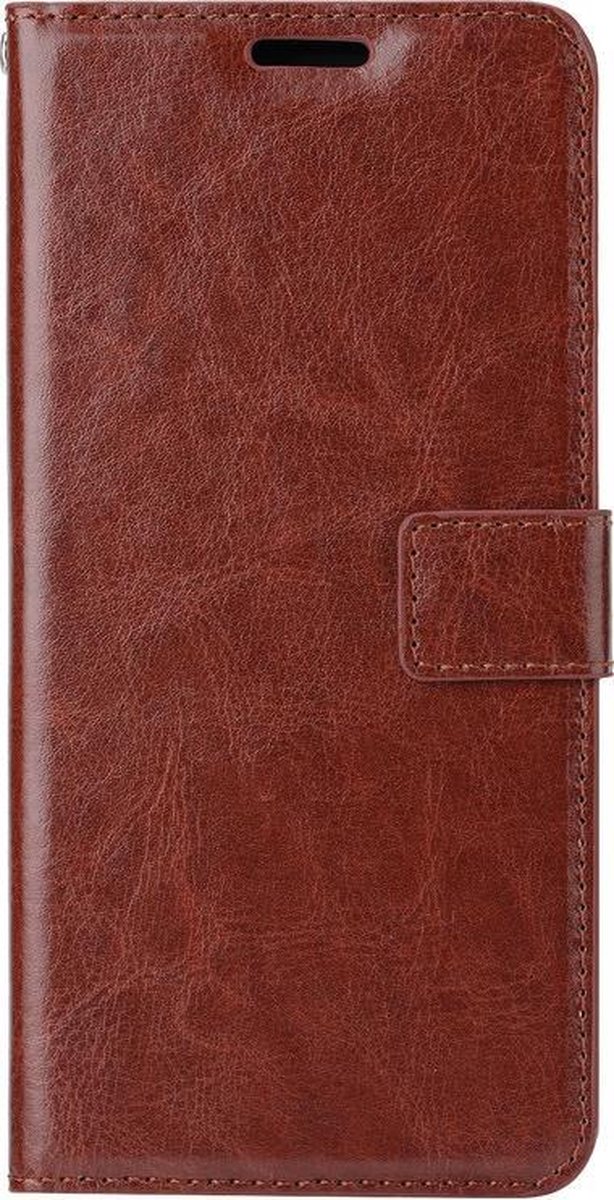 Bookcase Geschikt voor: Samsung Galaxy Xcover 5 - Bruin - portemonnee hoesje