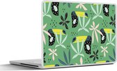 Laptop sticker - 15.6 inch - Toekan - Bladeren - Jungle - 36x27,5cm - Laptopstickers - Laptop skin - Cover