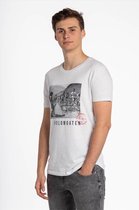 Brooklyn Intwiel Fiets Ecru | wit T-shirt Velomoaten | Wielrennen | Koers | Grappig | Cadeau  - Maat M