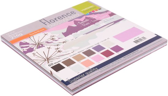 Florence • Cardstock texture 30,5x30,5cm Ivoor (2928-102