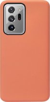 ADEL Premium Siliconen Back Cover Softcase Hoesje Geschikt voor Samsung Galaxy Note 20 Ultra - Oranje