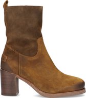 Shabbies 183020231 Enkellaarsjes - Enkelboots - Dames - Bruin - Maat 42