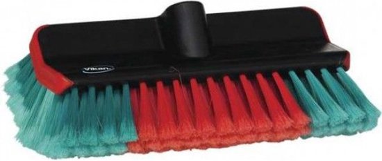 Vikan 524752 Hoekborstel met Watertoevoer High/Low 280mm Zacht/Gespleten Haren