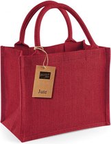 Jute Mini Gift Bag (Rood)