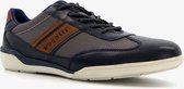 Bugatti heren veterschoenen - Blauw - Maat 43 - Uitneembare zool