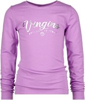 Vingino Longsleeve Logo Meisjes Katoen Roze Mt 116