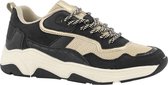 oxmox Zwarte chunky sneaker goud - Maat 39