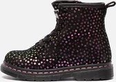 Poldino Veterboots zwart Leer 38338 - Dames - Maat 28