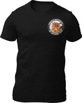 Gangsta Cryptonaut - Bitcoin - Heren T-Shirt - Crypto - Doge Coin- Getailleerd - Katoen - Ronde Hals