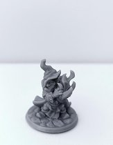 3D Printed Miniature - Gnome Warlock Male - Dungeons & Dragons - Hero of the Realm KS