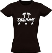 Suriname Dames t-shirt |Zwart