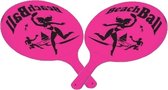 Ballon de plage en plastique rose - Ballons de plage - Raquettes/ raquettes et balle - Jeu de balle de Tennis