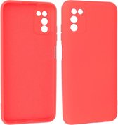 Samsung Galaxy A03s Hoesje Fashion Backcover Telefoonhoesje Rood