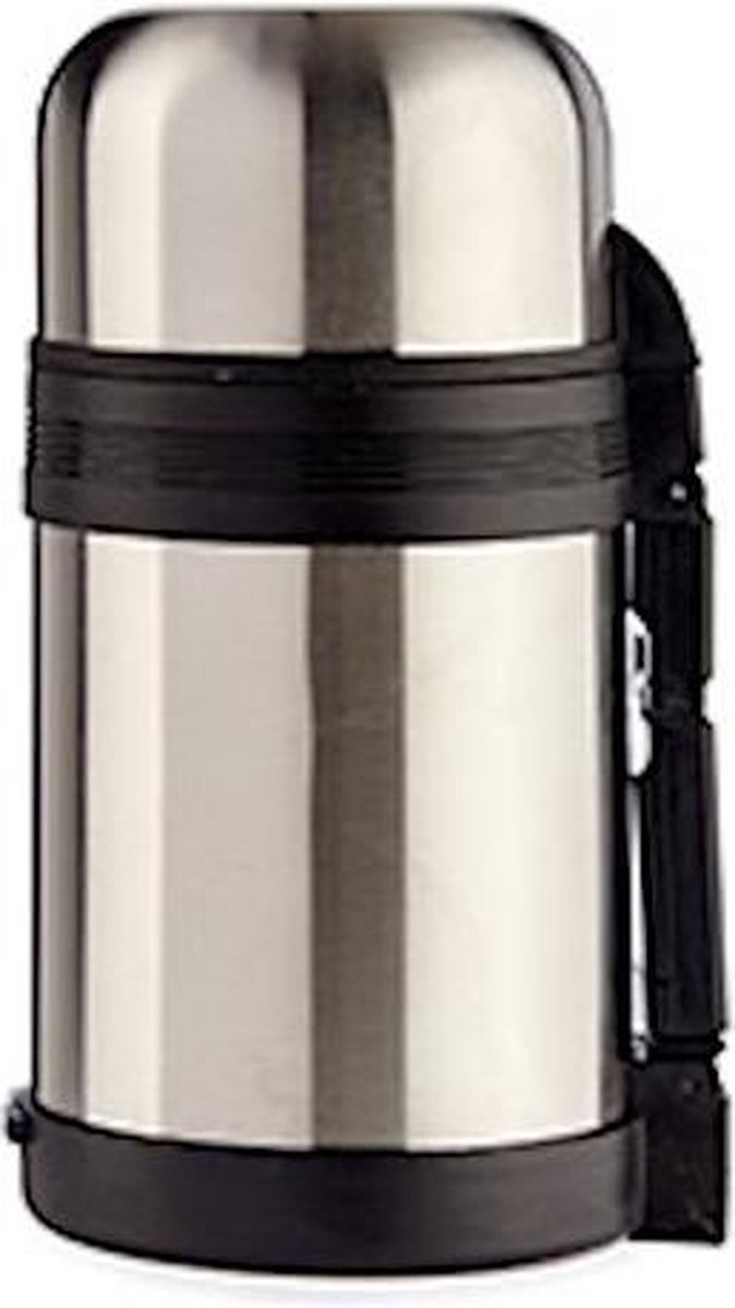 Arte Regal Thermosfles 800 Ml Rvs Grijs/zwart
