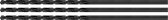 Set de 3 forets métalliques, extra longs (8,0x300 mm)