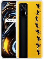 Realme GT Hoesje Horses in Motion - Designed by Cazy
