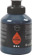 Acrylverf - Indigo - Dekkend - Pigment Art School - 500 ml