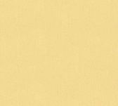A.S. Création behangpapier effen geel - AS-345039 - 53 cm x 10,05 m