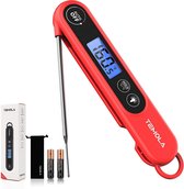 BBQ Thermometer - Zinaps Vlees Thermometer, TM20 Instant Read Grill Thermometer, digitale roostermometer, keukenthermometer, IP66 Waterdicht, met LCD-scherm, voor roosteren, bbq gr