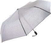 paraplu strepen donkerblauw 120 cm
