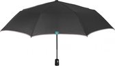 mini-paraplu automatisch heren 97 cm microfiber grijs